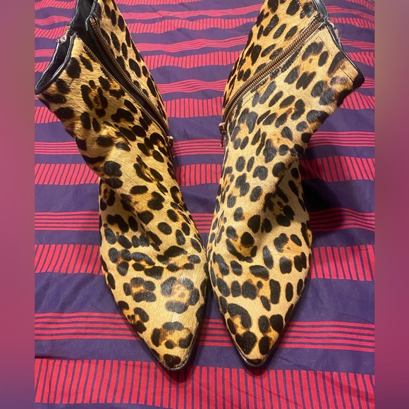 Leopard Print Booties - Picture 1 of 3